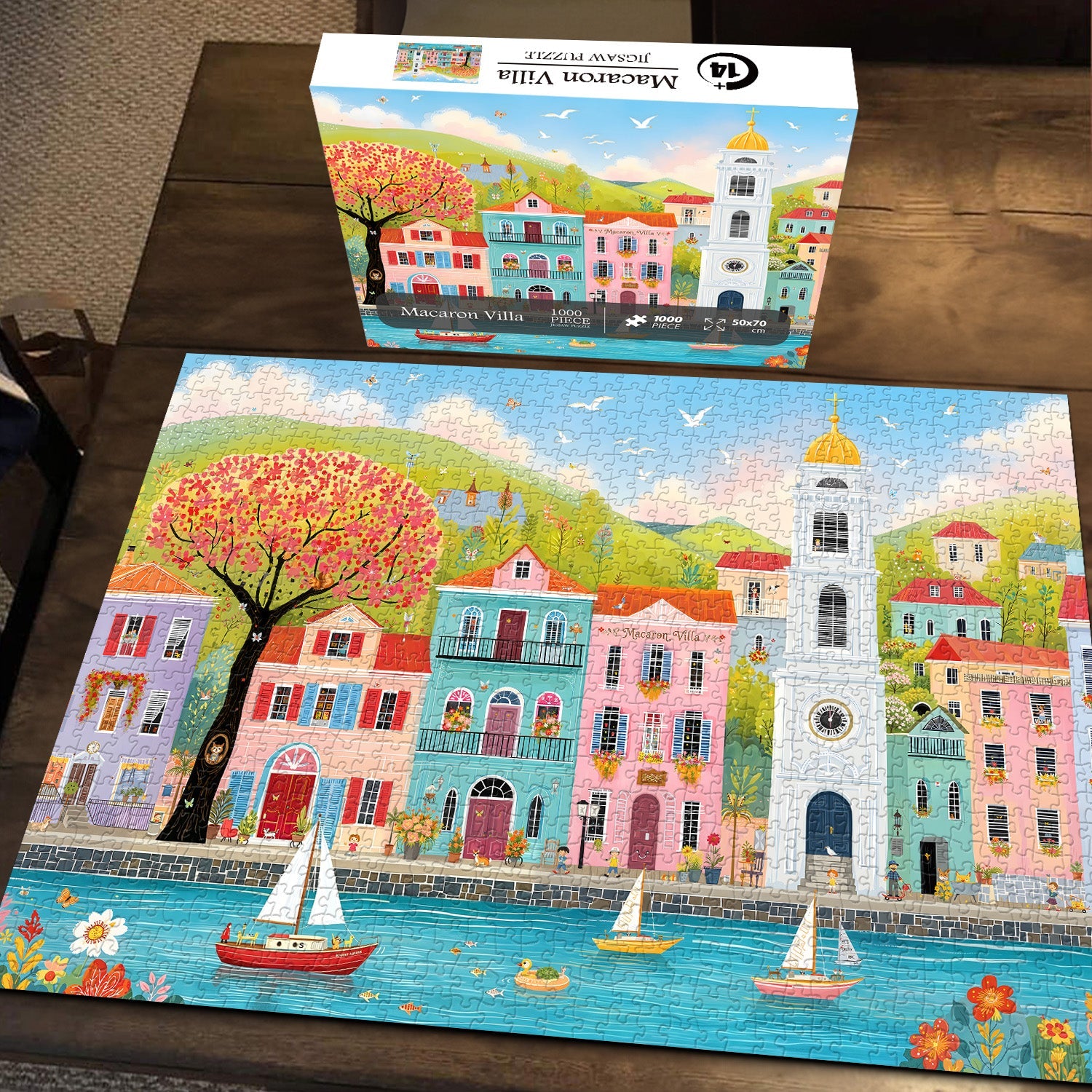 Macaron Villa Jigsaw Puzzle 1000 Piece