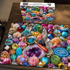 Gemstone Kaleidoscope Jigsaw Puzzle 1000 Piece