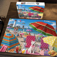 Summer Beach Rush Jigsaw Puzzle 1000 Pieces