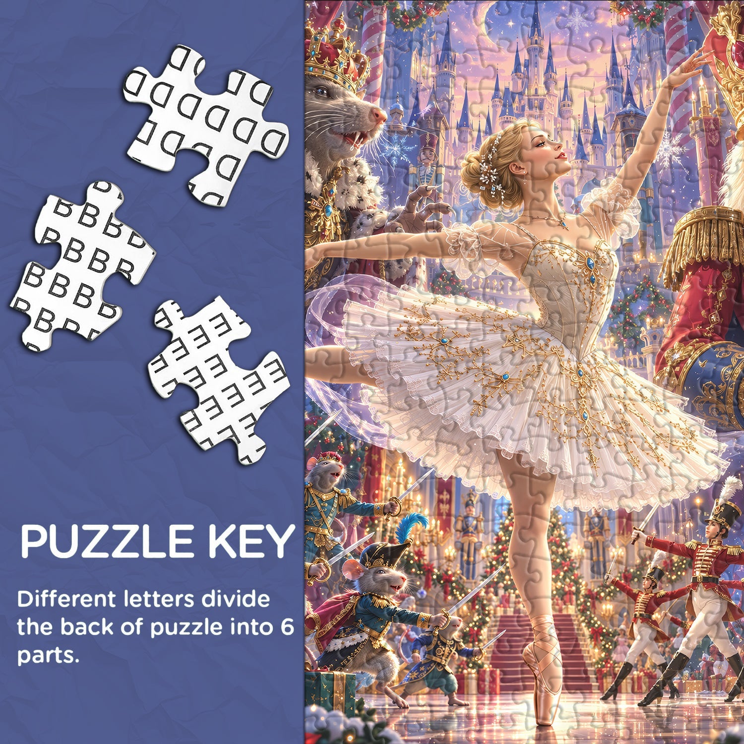 Nutcracker Enchanted Dance Jigsaw Puzzle 1000 Piece