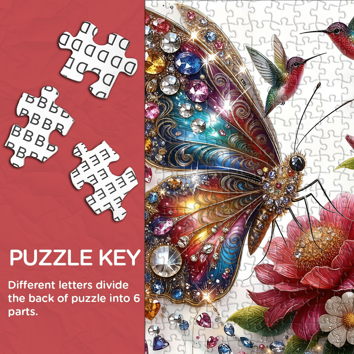 Jewelwing Symphony Jigsaw Puzzle 1000 Pieces