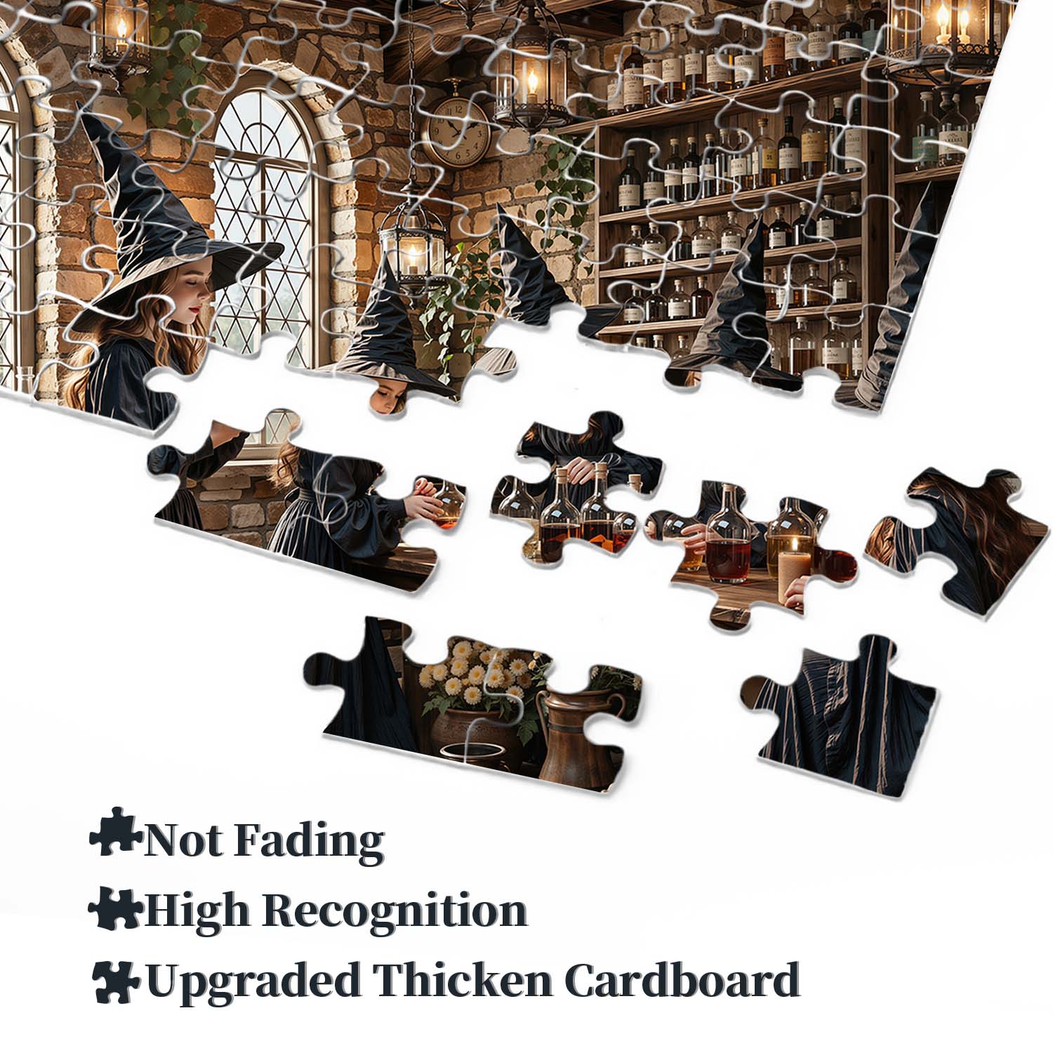 Potion-Brewing Witch Jigsaw Puzzle 1000 Piece