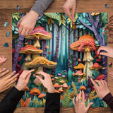 Mushroom Forest Jigsaw Puzzle 1000 Pieces