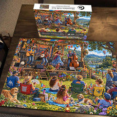 Mountain Folk Fest Jigsaw Puzzle 1000 Piece