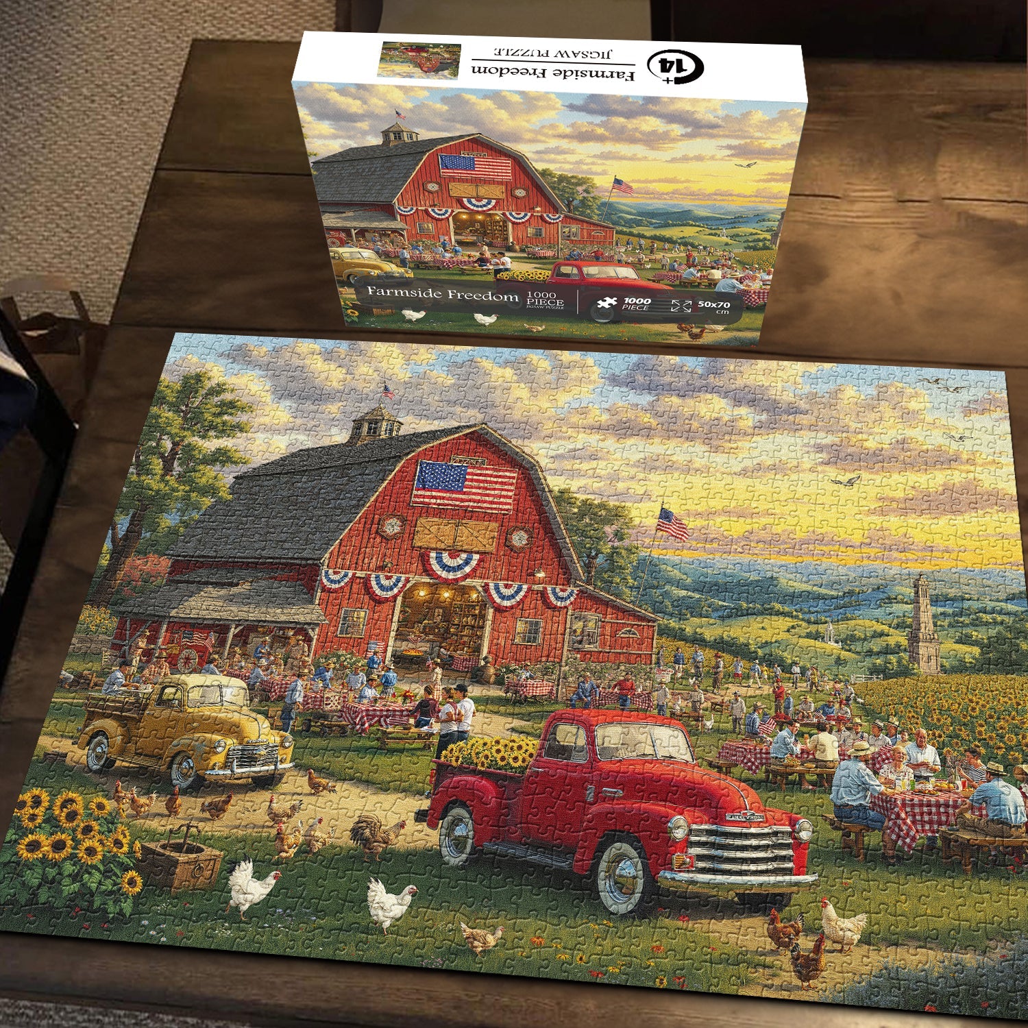 Farmside Freedom Jigsaw Puzzle 1000 Piece