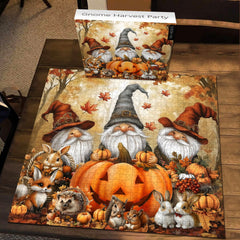 Gnome Harvest Party Jigsaw Puzzle 1000 Pieces
