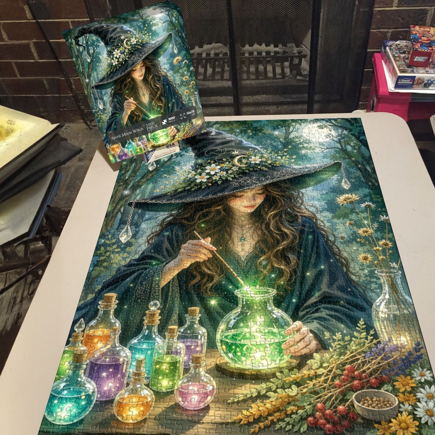 Spirit Moon Witch Jigsaw Puzzle 1000 Piece