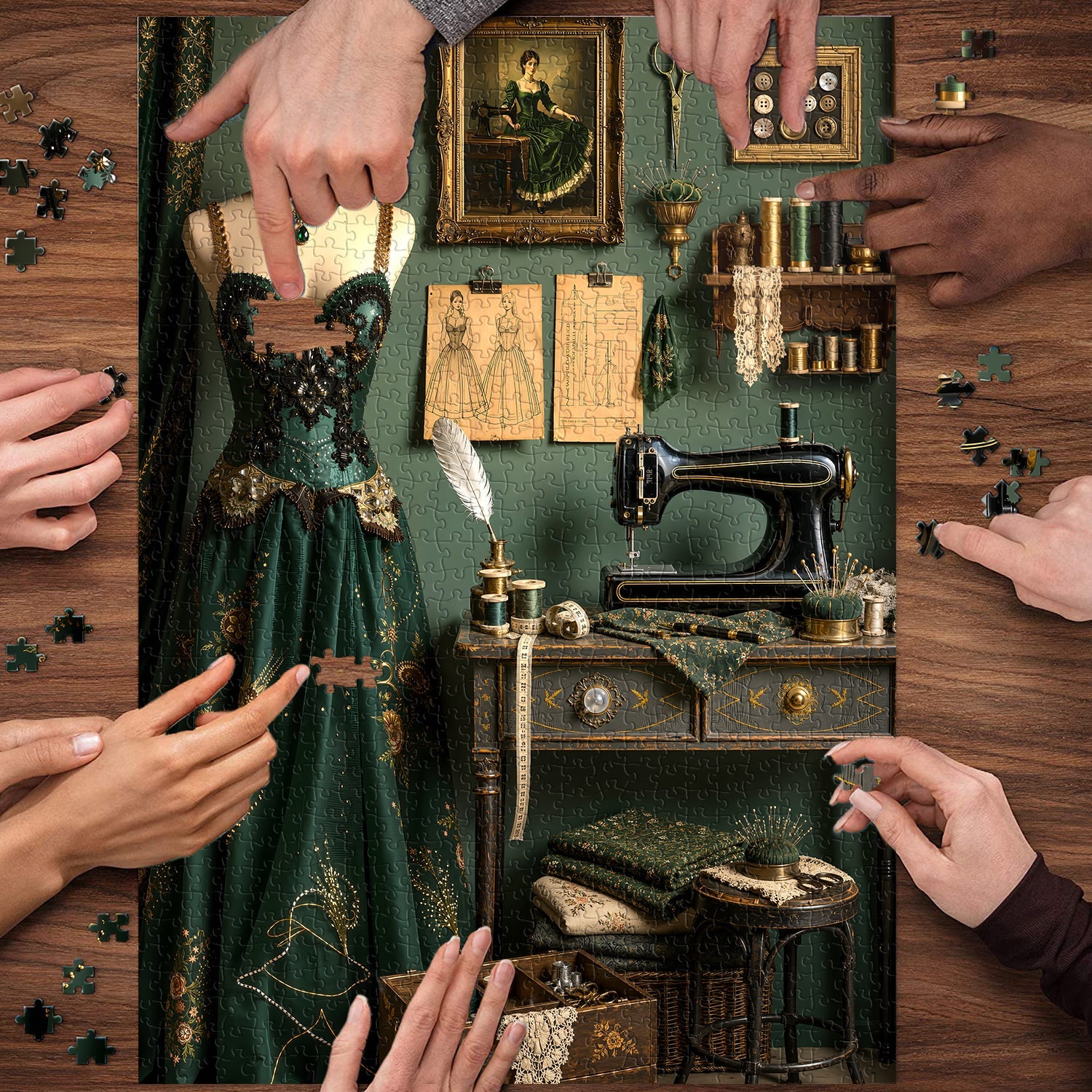 Emerald Atelier Jigsaw Puzzle 1000 Piece