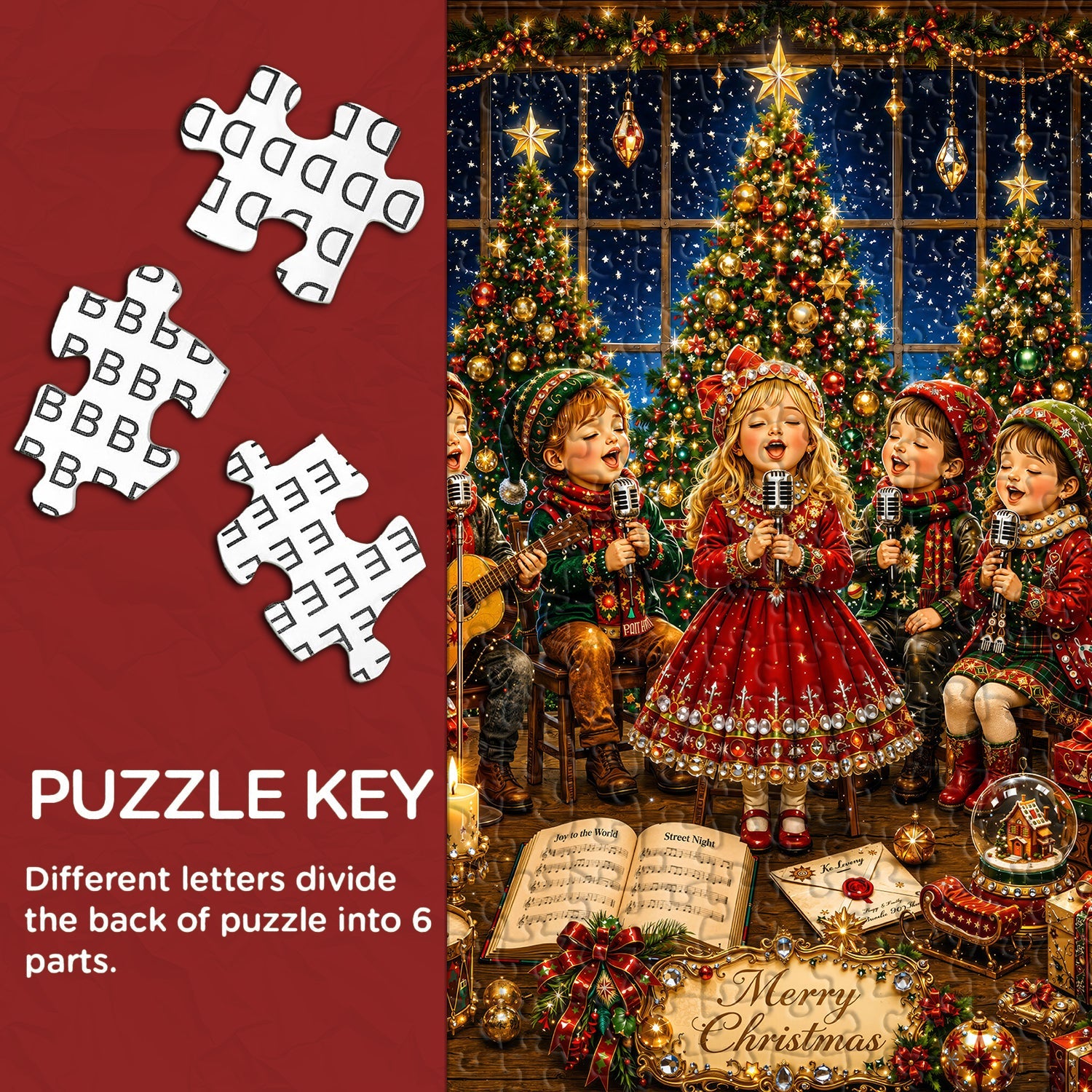 Children's Christmas Carols Jigsaw Puzzle 1000 Pieces