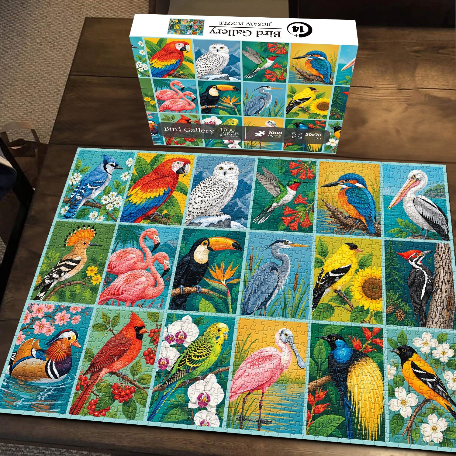 Bird Gallery Jigsaw Puzzle 1000 Piece