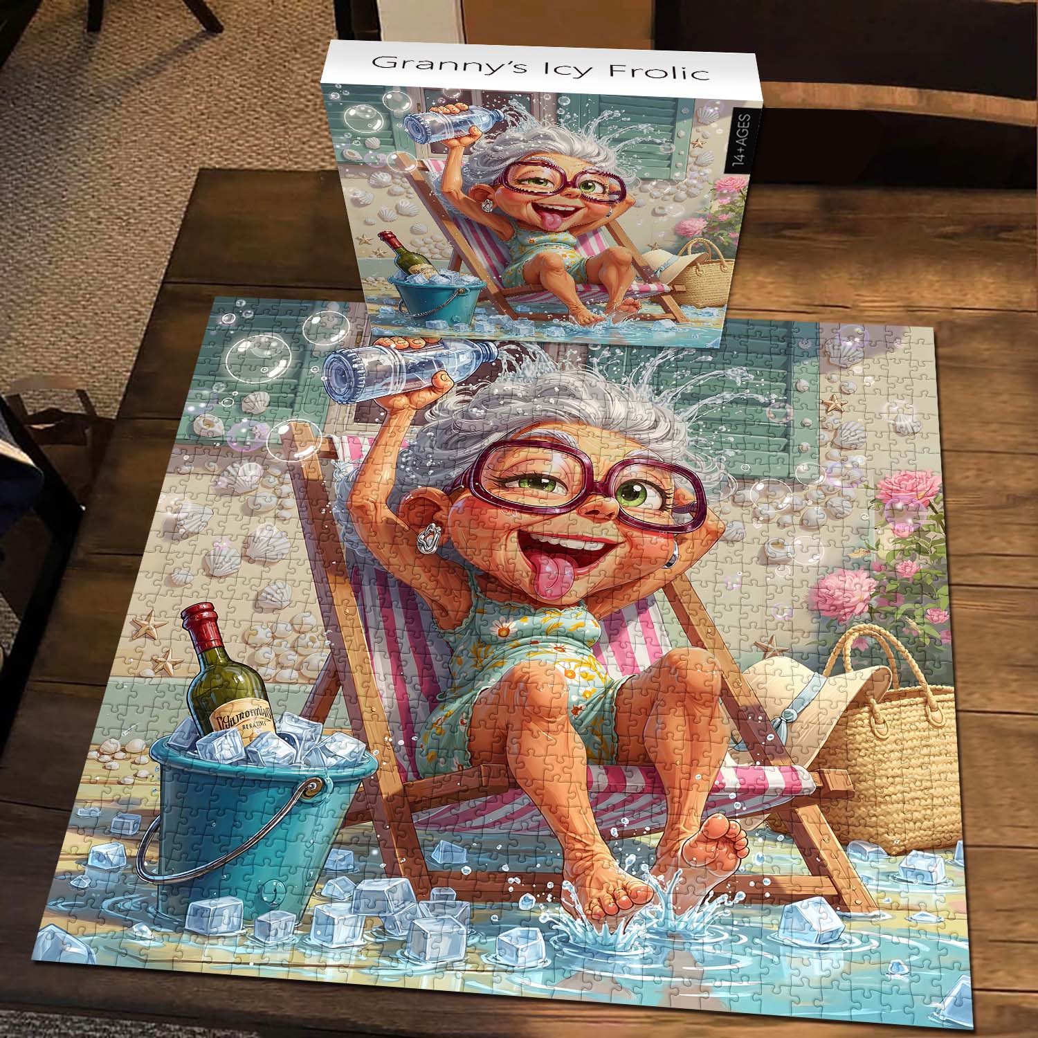 Granny’s Icy Frolic Jigsaw Puzzle 1000 Piece