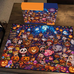 Animal Carnival Night Jigsaw Puzzle 1000 Piece