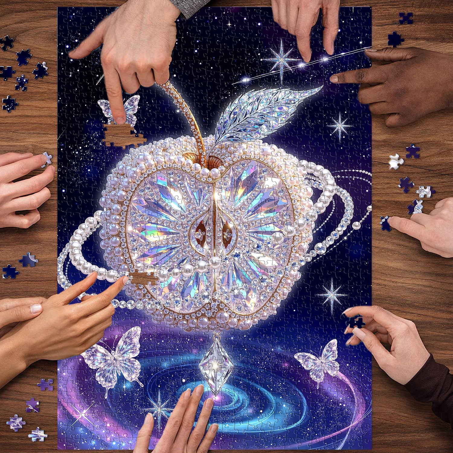 Crystal Galaxy Fruit Jigsaw Puzzle 1000 Pieces