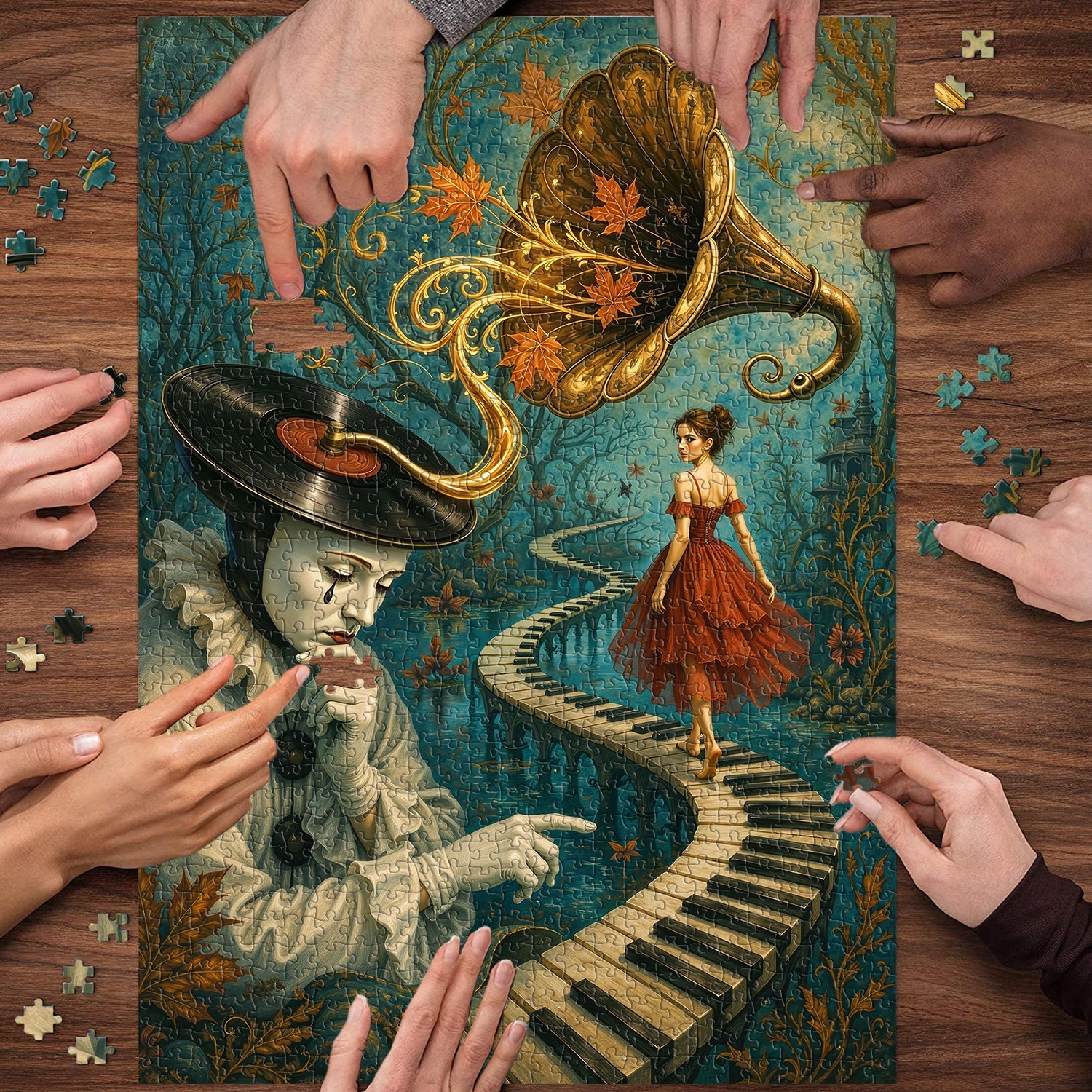 Melody’s Bridge Jigsaw Puzzle 1000 Piece