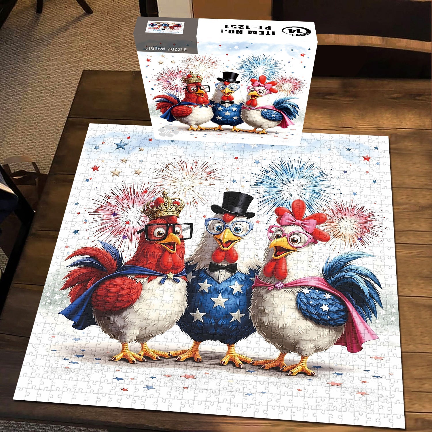 Cheerful Chickens Art Jigsaw Puzzle 1000 Pieces