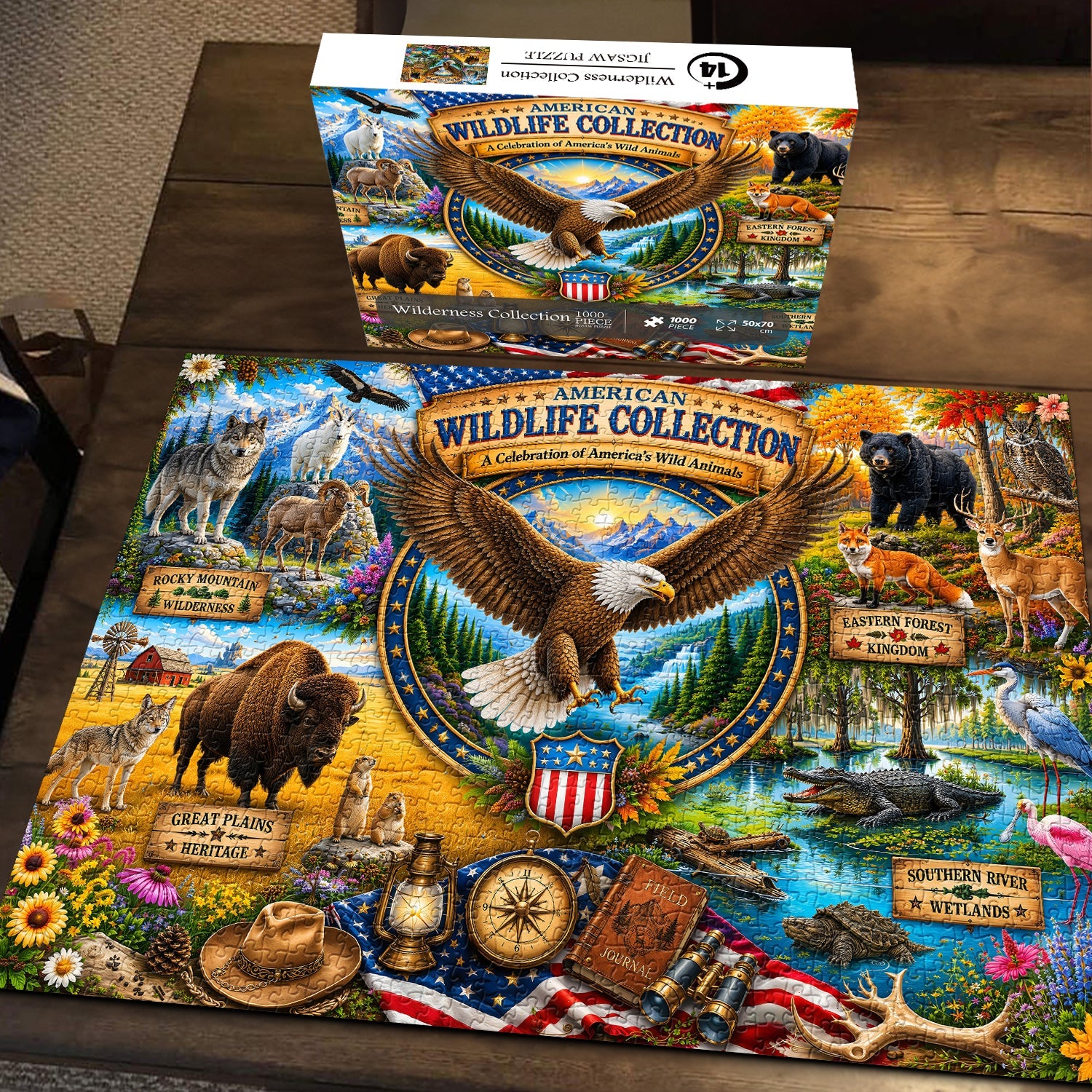 Wilderness Collection Jigsaw Puzzle 1000 Pieces