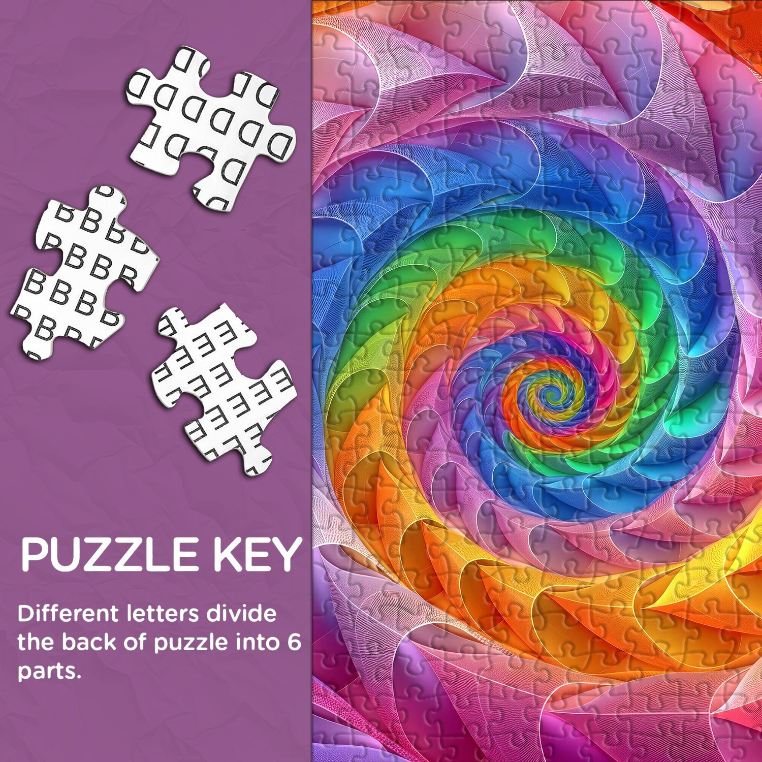 Extreme Chroma Vortex Jigsaw Puzzle 1000 Pieces