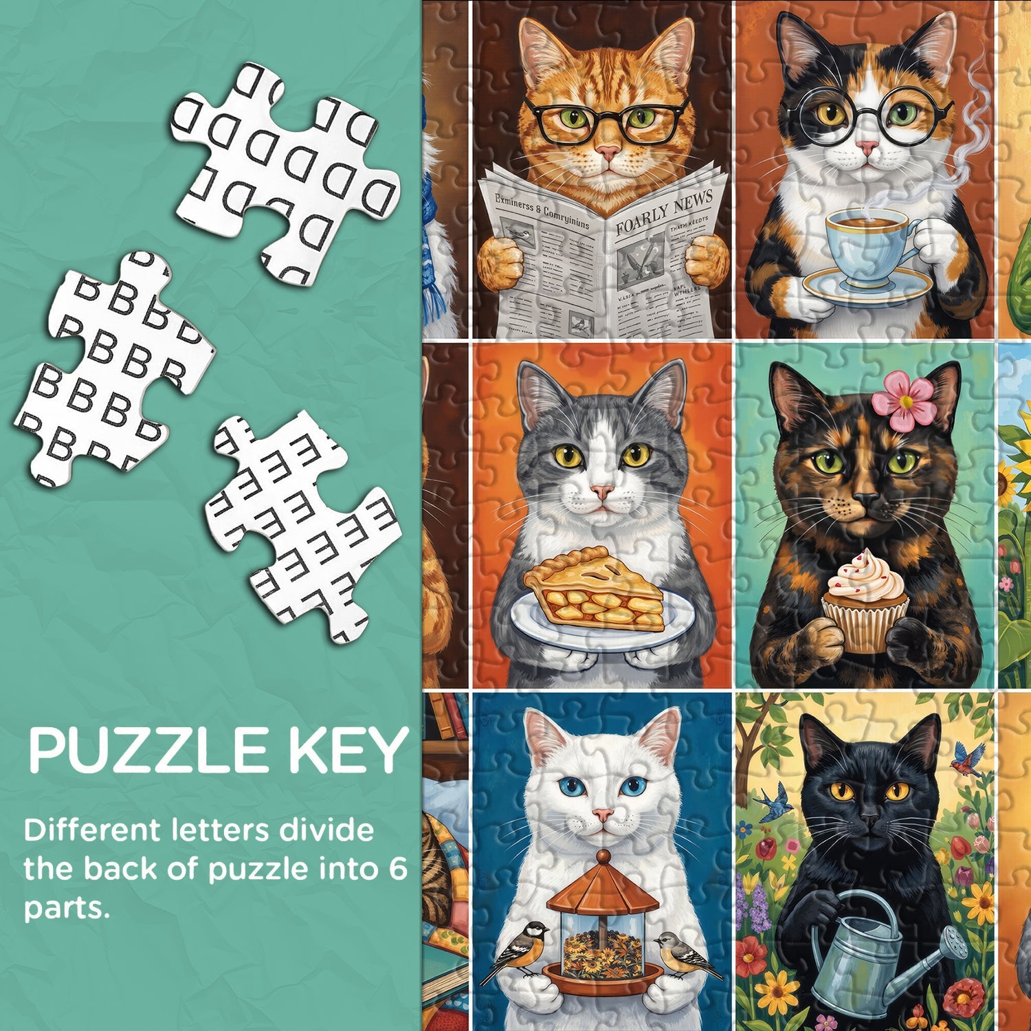 Kitty Leisure Jigsaw Puzzle 1000 Piece