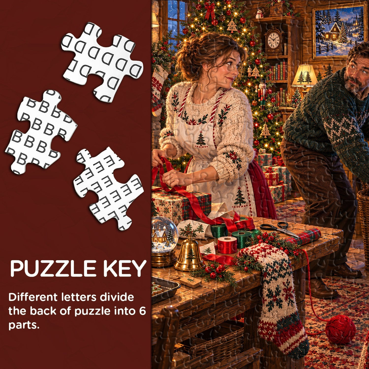 Secret Christmas Surprise Jigsaw Puzzle 1000 Piece