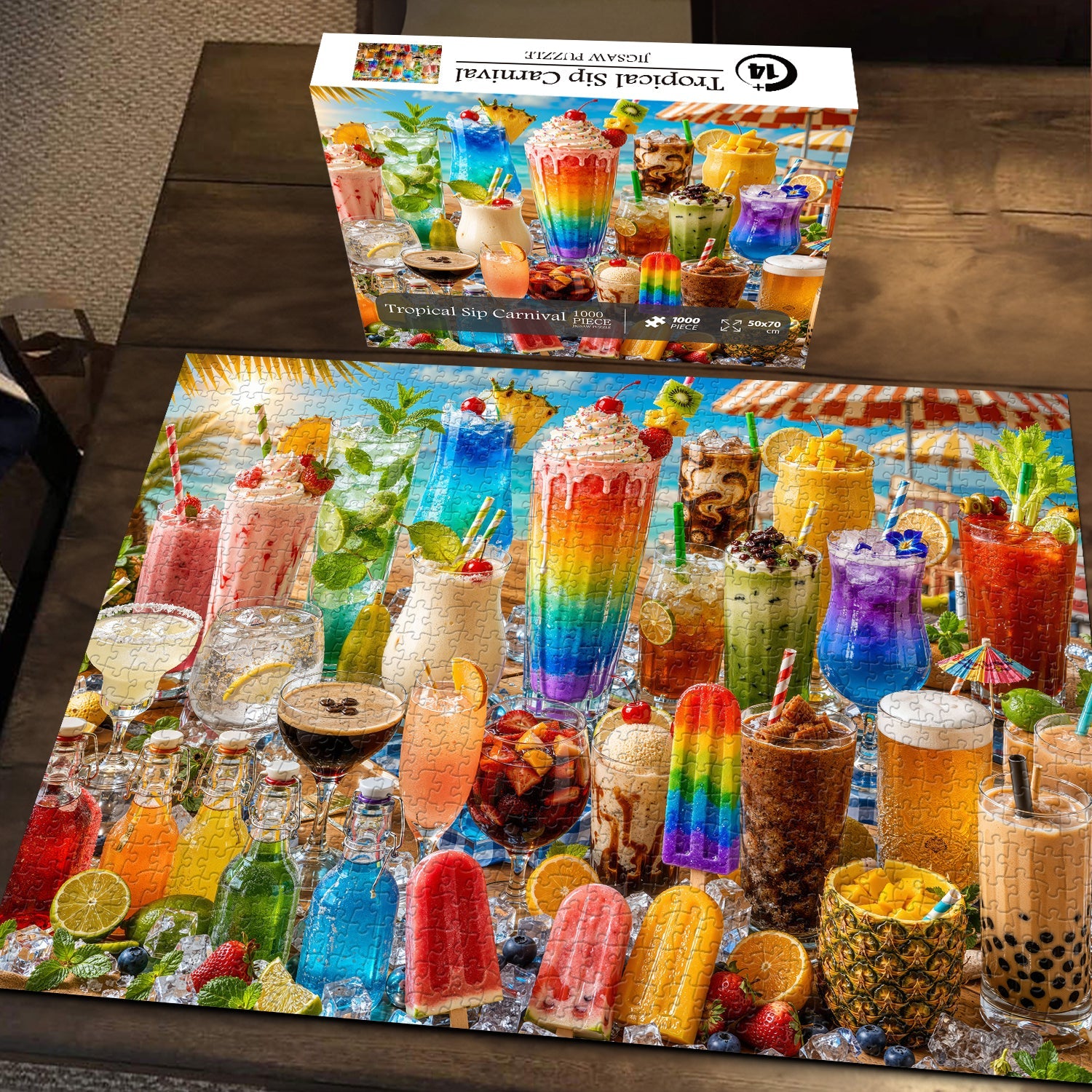 Tropical Sip Carnival Jigsaw Puzzle 1000 Pieces