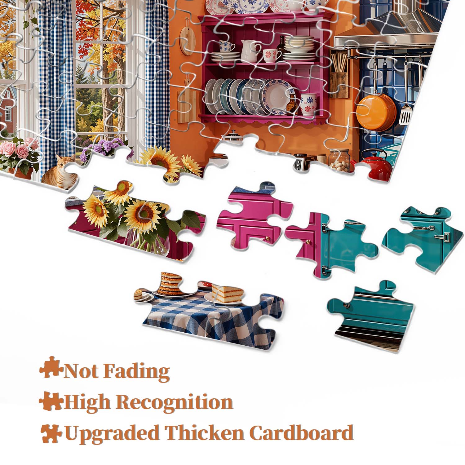 Colorful Kitchen Jigsaw Puzzle 1000 Piece