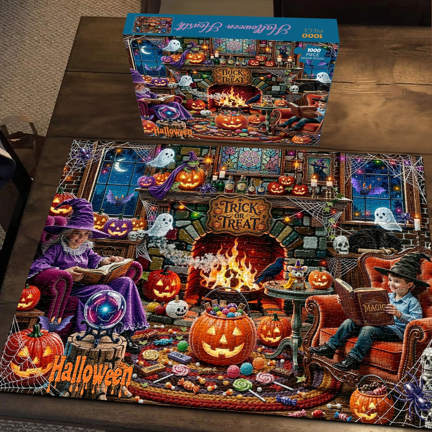 Halloween Hearth Jigsaw Puzzle 1000 Pieces