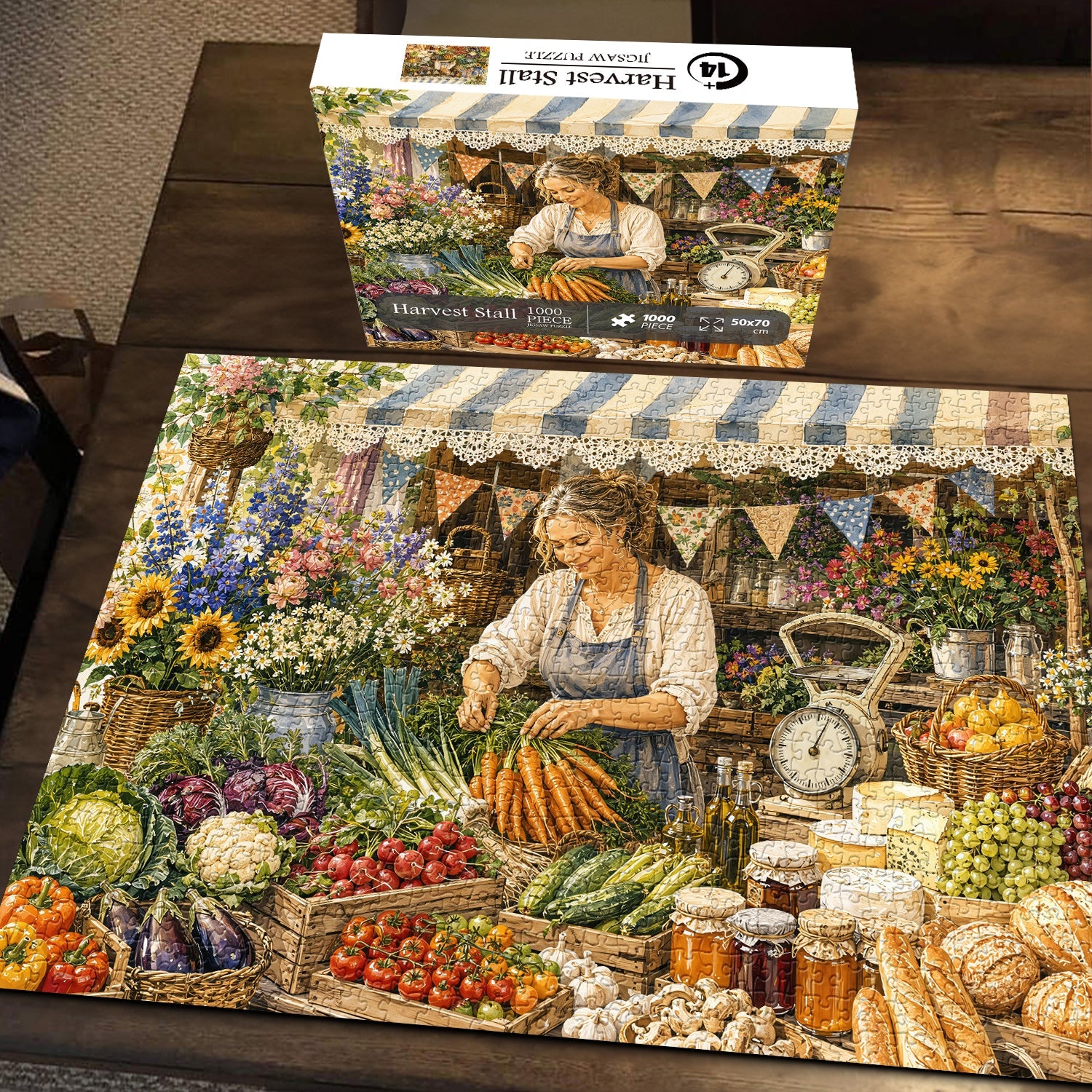 Harvest Stall Jigsaw Puzzle 1000 Piece