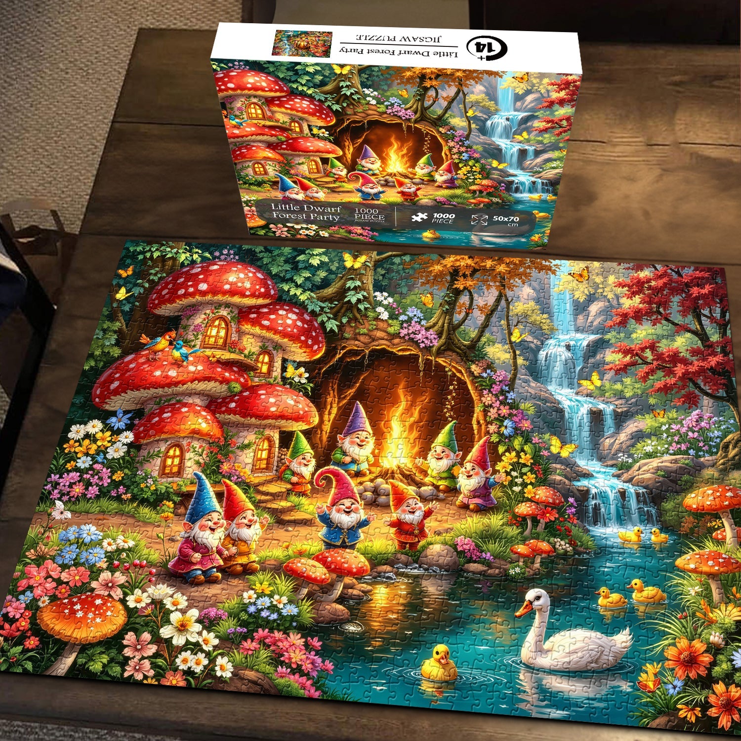 Little Dwarf Forest Party Jigsaw Puzzle 1000 Pieces