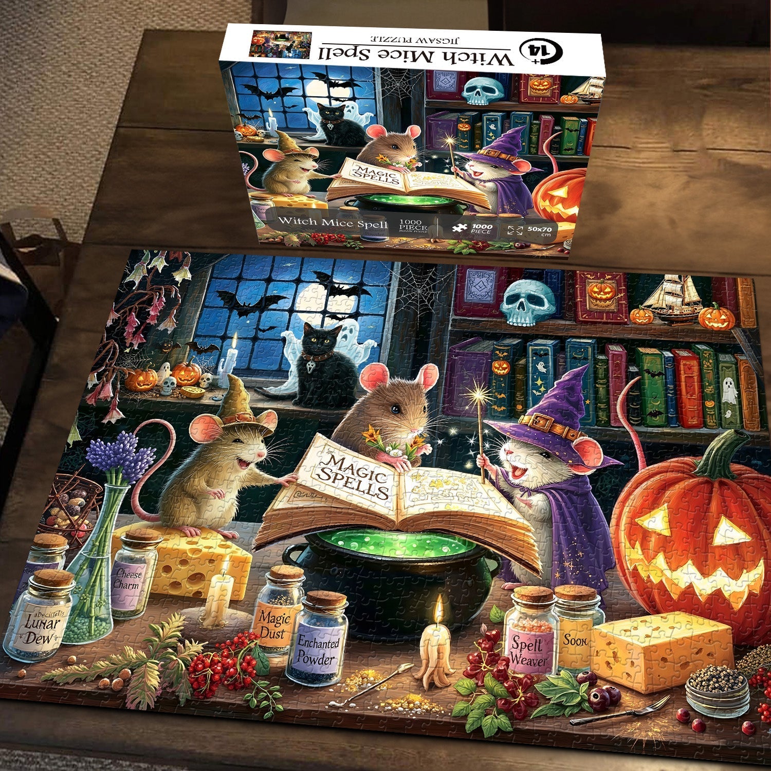 Witch Mice Spell Jigsaw Puzzle 1000 Pieces