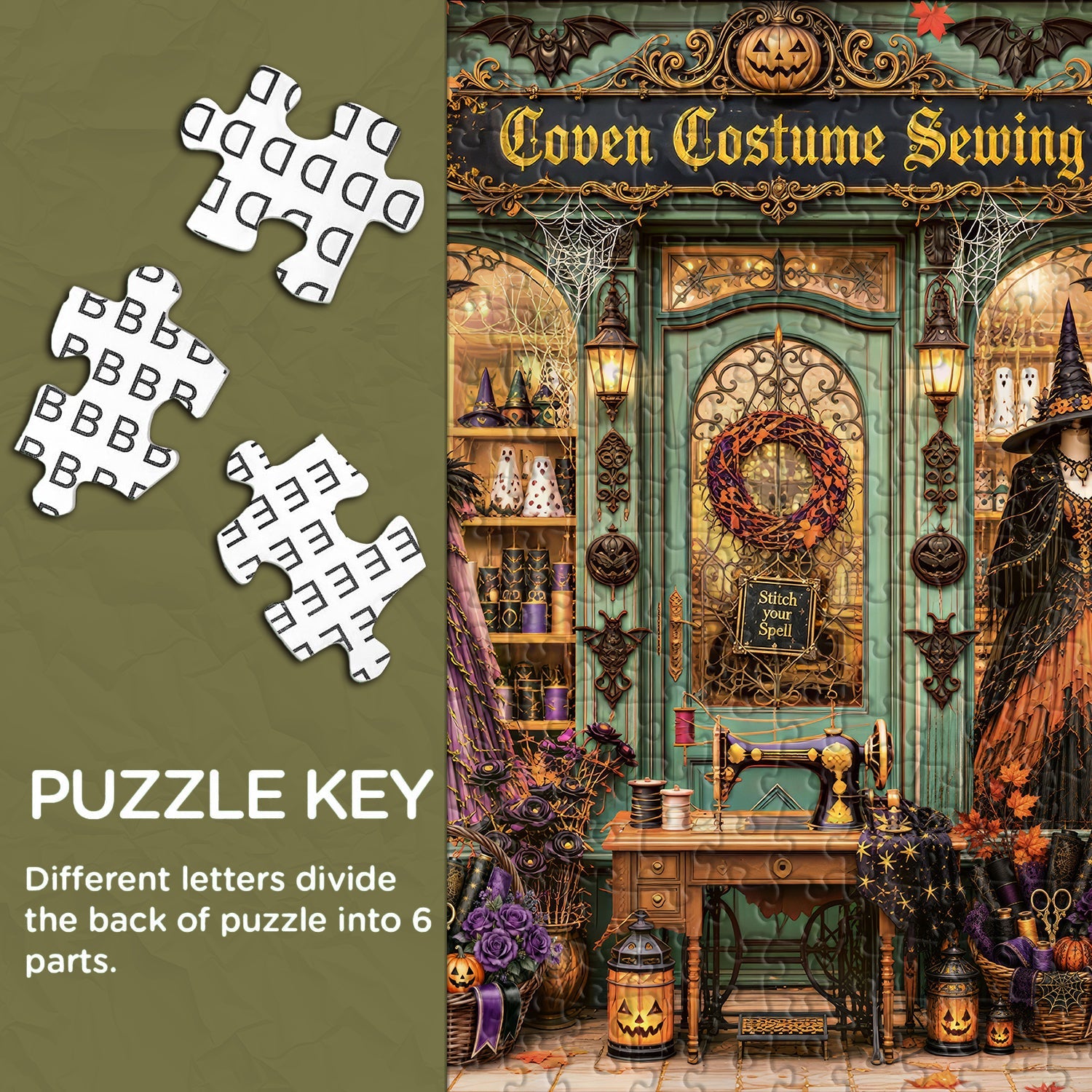 Coven Costume Sewing Jigsaw Puzzle 1000 Piece