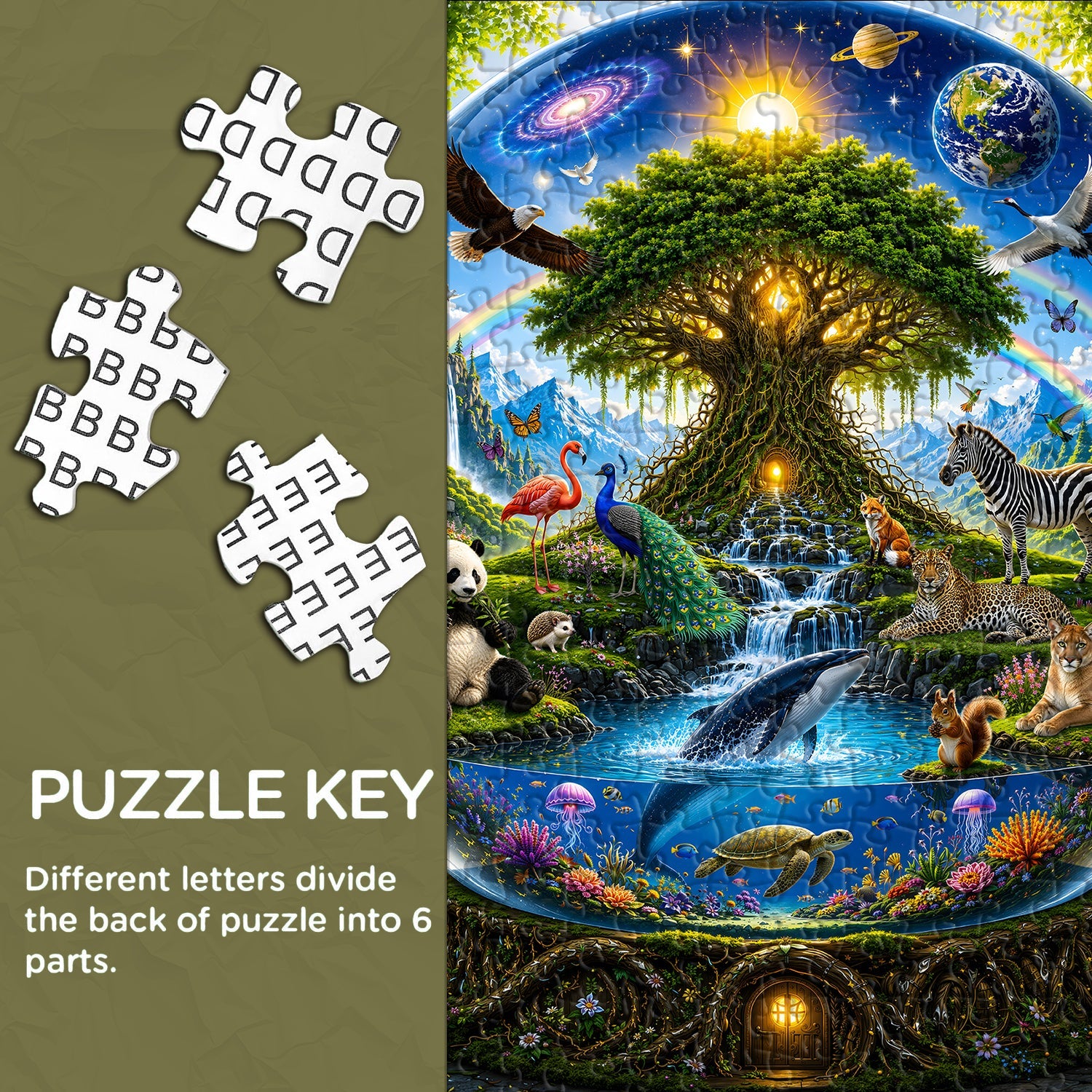 Cosmic Eden Jigsaw Puzzle 1000 Pieces