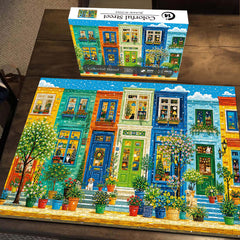 Colorful Street Realm Jigsaw Puzzle 1000 Piece