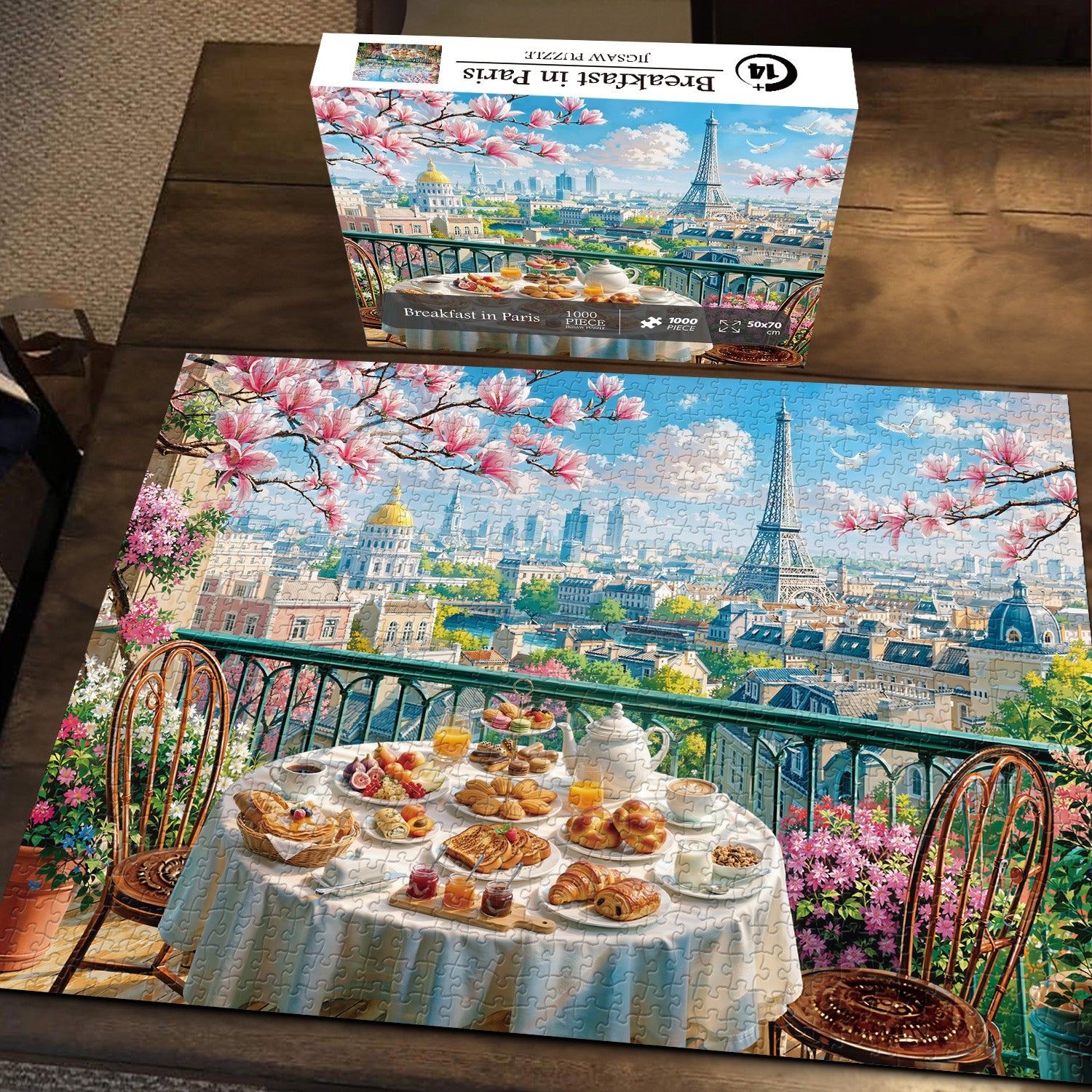 French
Puzzle de 1000 pièces Petit-déjeuner à Paris