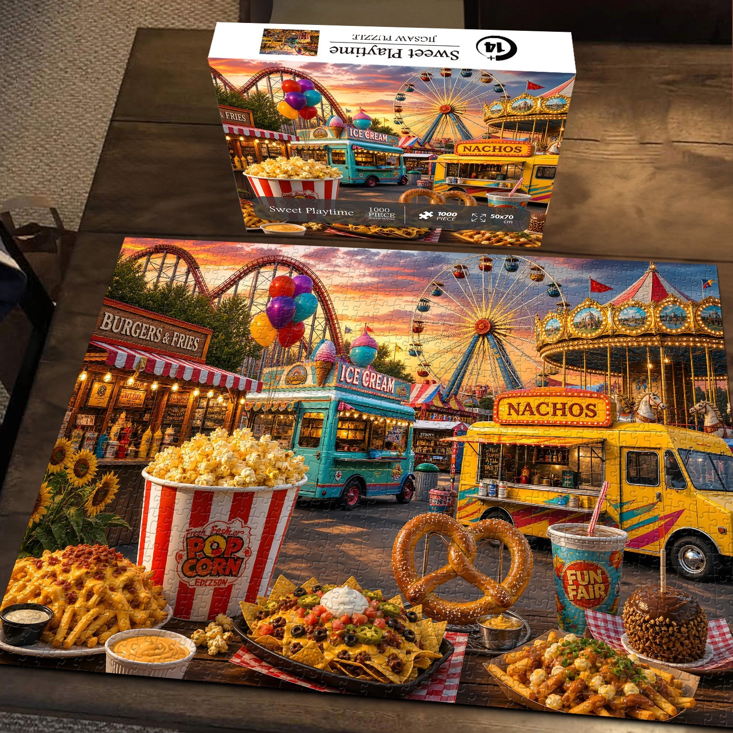 Sweet Playtime Jigsaw Puzzle 1000 Piece