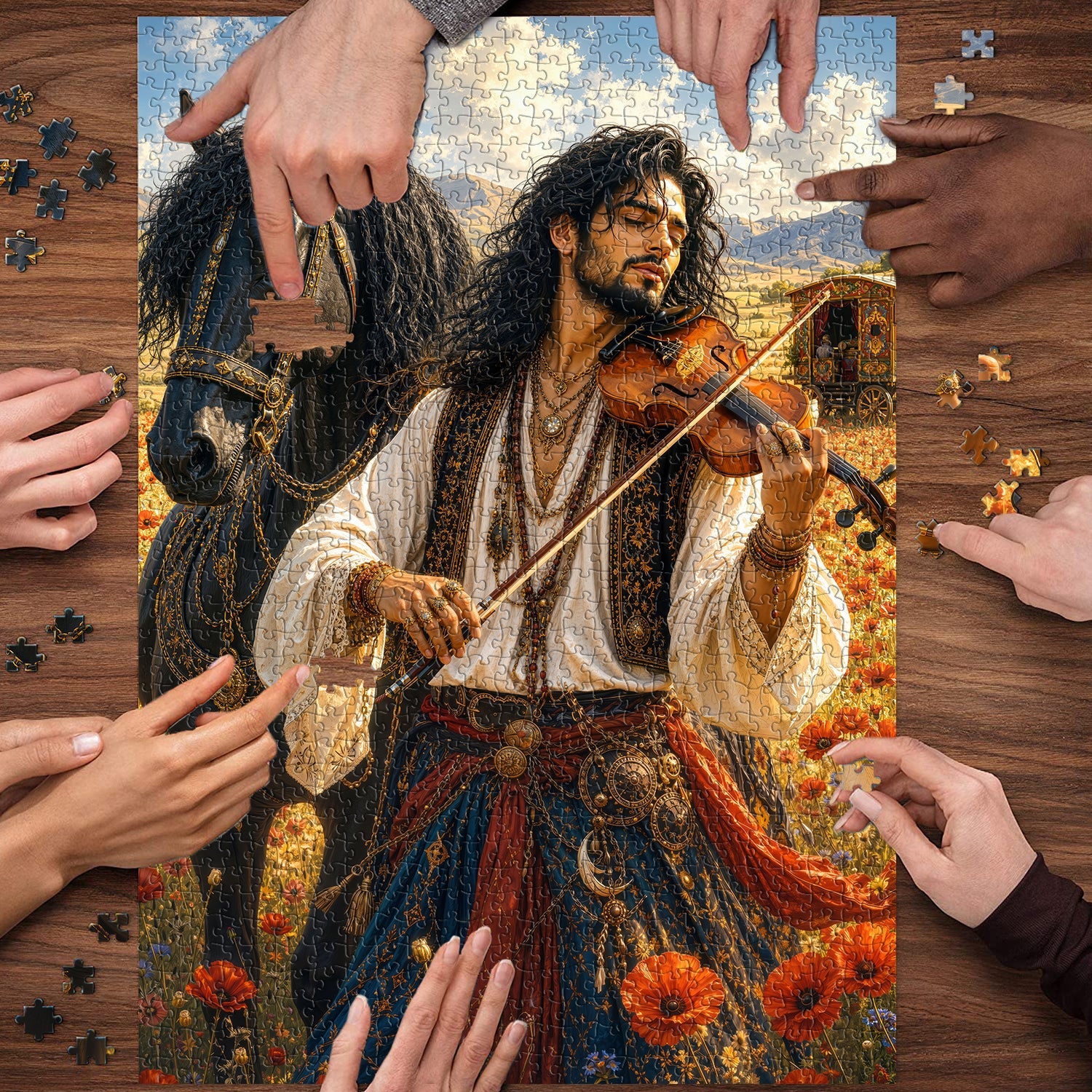 Nomad Fiddler Jigsaw Puzzle 1000 Piece
