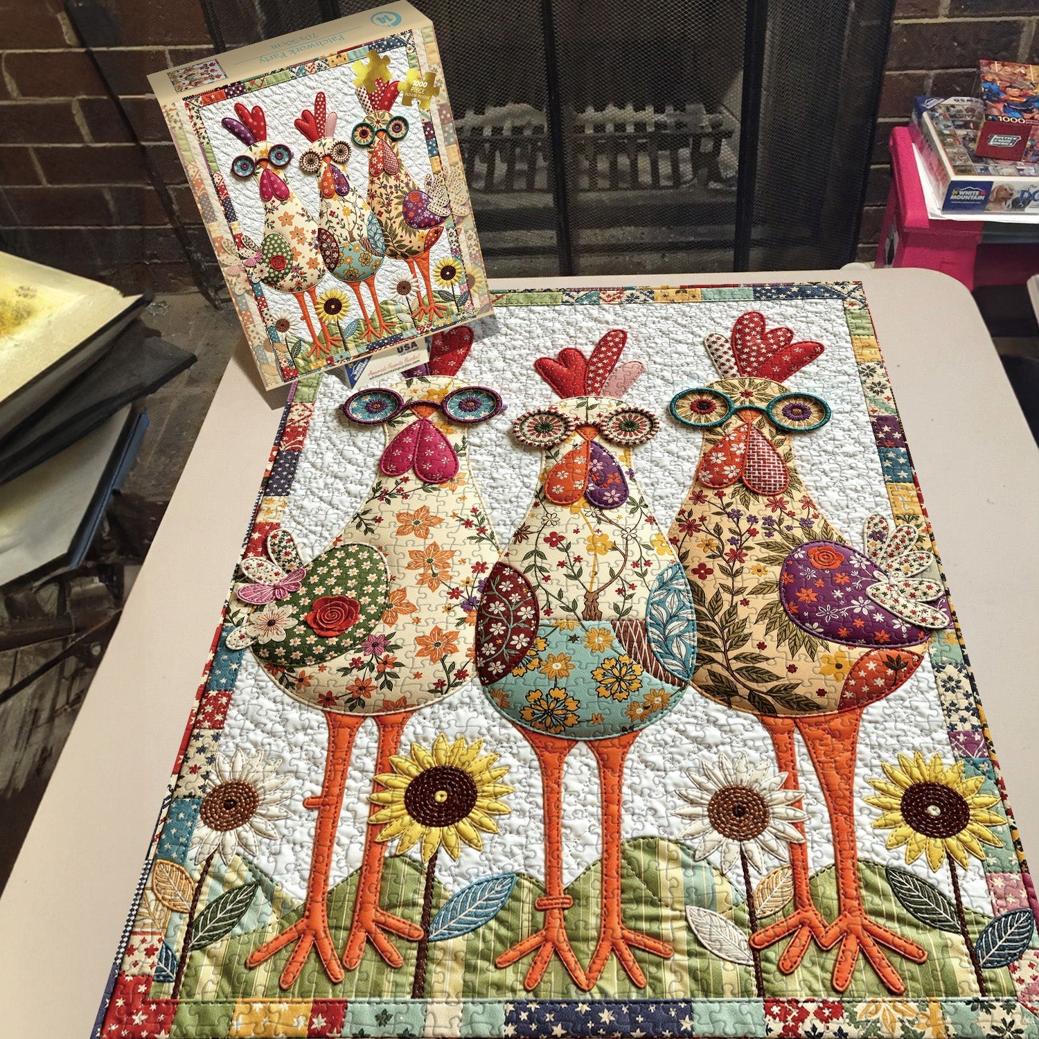 Puzzle Patchwork Party de 1000 pièces