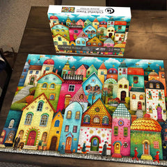 Colorful Town Jigsaw Puzzle 1000 Pieces