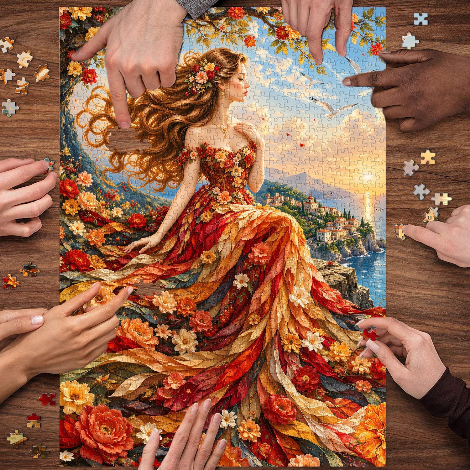 Fall Goddess Jigsaw Puzzle 1000 Piece