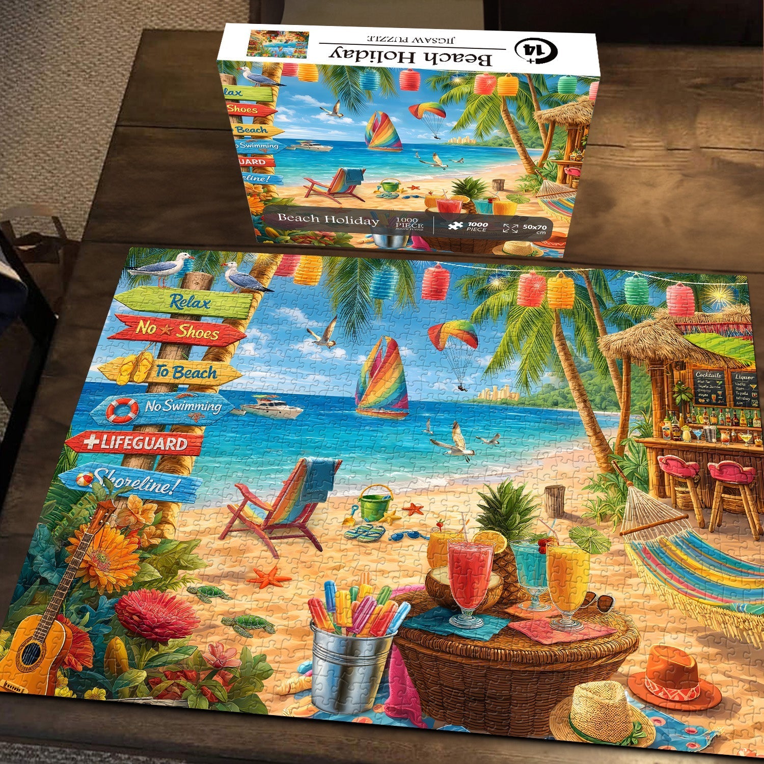 Beach Holiday Jigsaw Puzzle 1000 Pieces