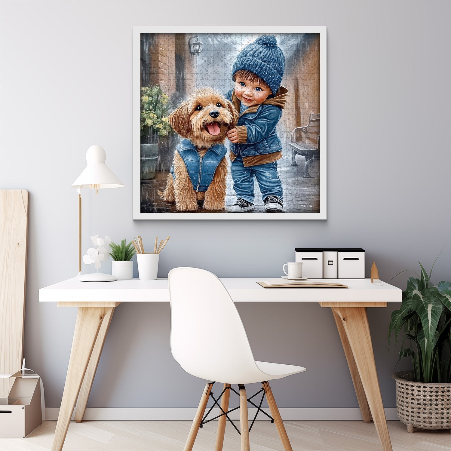 Rainy Companions Jigsaw Puzzle 1000 Pieces