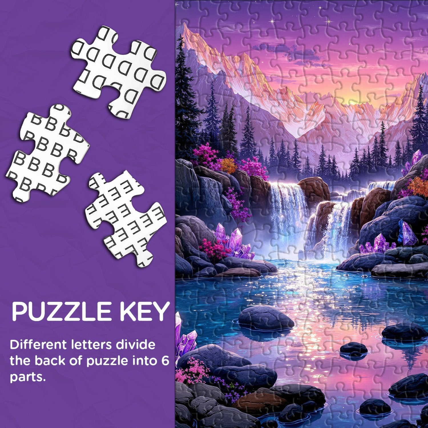 Amethyst Secret Realm Jigsaw Puzzle 1000 Pieces
