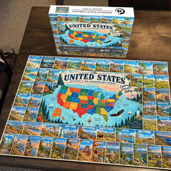 American Travel Collection Jigsaw Puzzle 1000 Piece