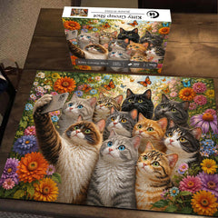 Kitty Group Shot Jigsaw Puzzle 1000 Piece
