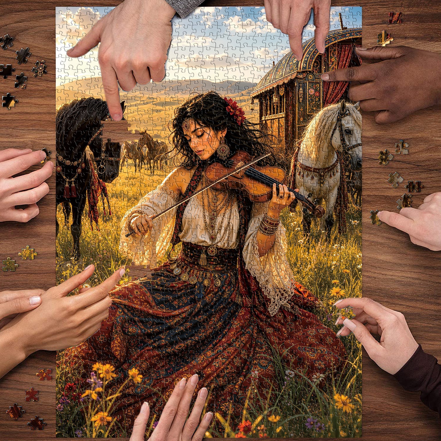 Twilight Fiddler Jigsaw Puzzle 1000 Piece