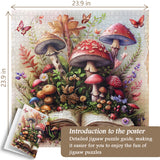 Mushroom Book Jigsaw Puzzles 1000 Pieces