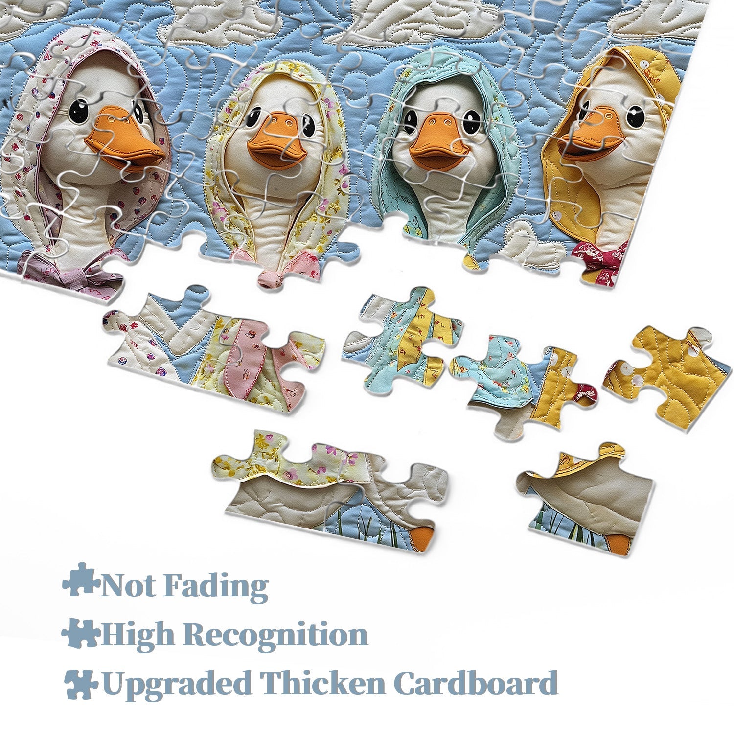 Patchwork Ducks Jigsaw Puzzle 1000 Pieces