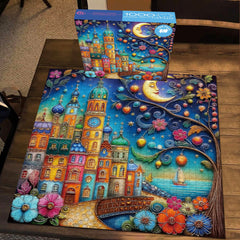Fantasy Town Jigsaw Puzzle 1000 Pieces