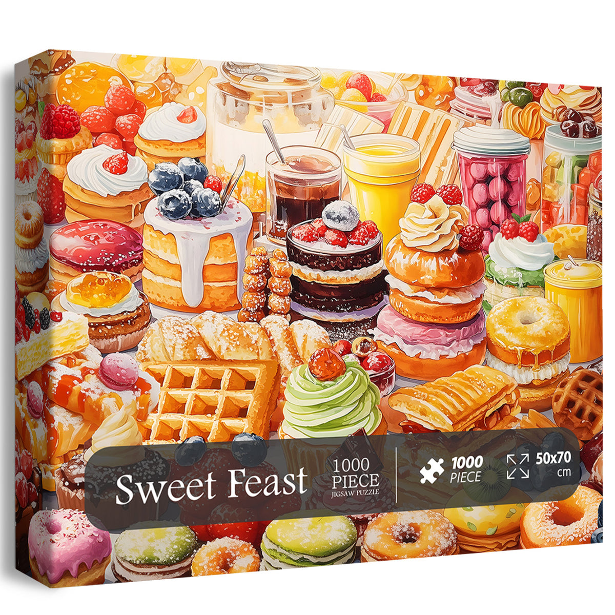 Süßes Festmahl Puzzle 1000 Teile