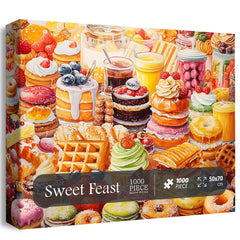 Süßes Festmahl Puzzle 1000 Teile