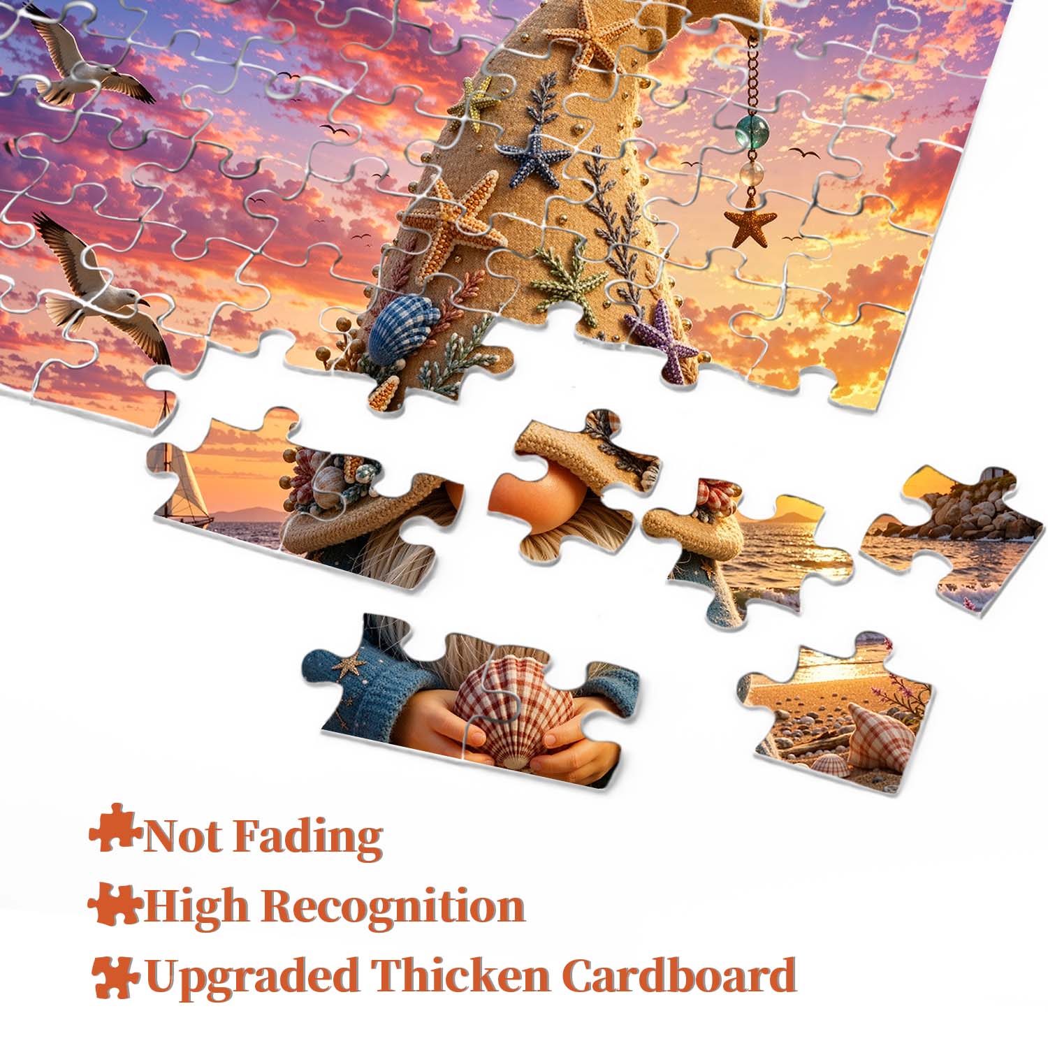 Shell-collecting gnome Jigsaw Puzzle 1000 Piece